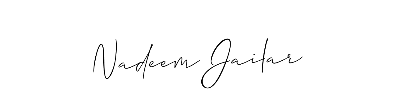 How to Draw Nadeem Jailar signature style? Allison_Script is a latest design signature styles for name Nadeem Jailar. Nadeem Jailar signature style 2 images and pictures png