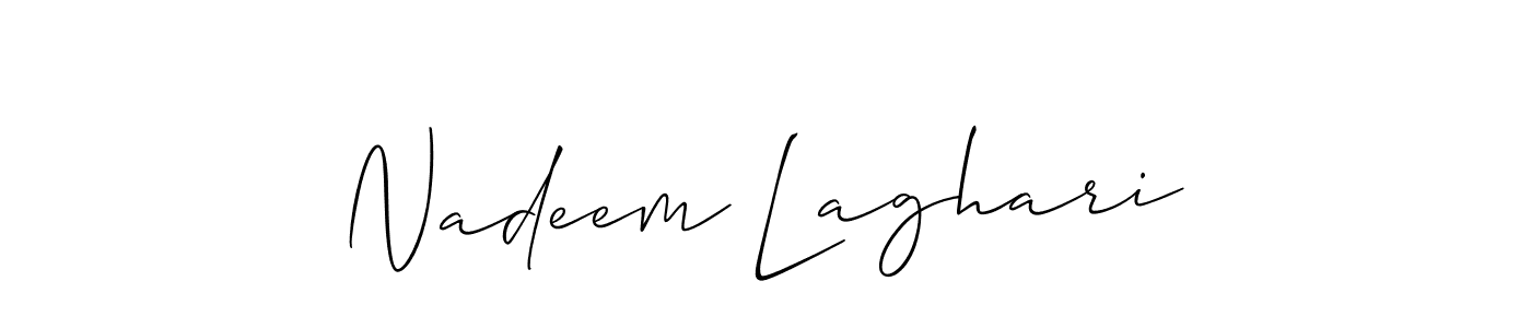 Similarly Allison_Script is the best handwritten signature design. Signature creator online .You can use it as an online autograph creator for name Nadeem Laghari. Nadeem Laghari signature style 2 images and pictures png