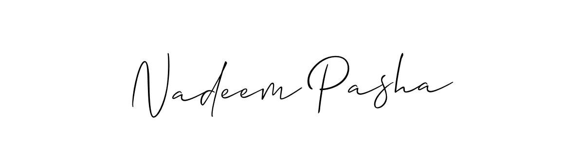 Best and Professional Signature Style for Nadeem Pasha. Allison_Script Best Signature Style Collection. Nadeem Pasha signature style 2 images and pictures png