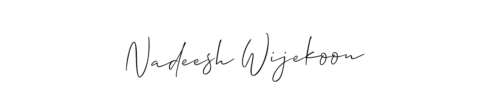 You can use this online signature creator to create a handwritten signature for the name Nadeesh Wijekoon. This is the best online autograph maker. Nadeesh Wijekoon signature style 2 images and pictures png