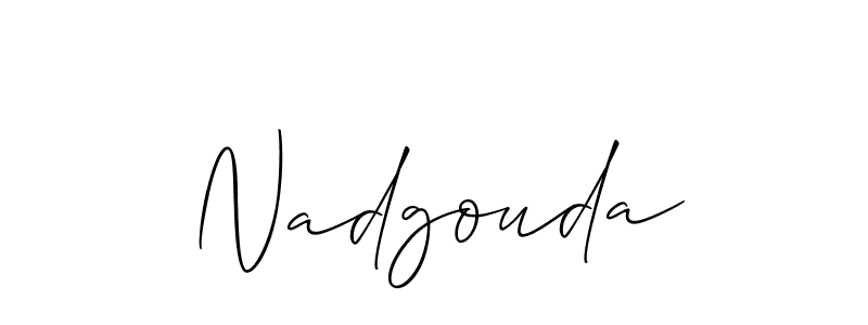 Make a beautiful signature design for name Nadgouda. Use this online signature maker to create a handwritten signature for free. Nadgouda signature style 2 images and pictures png