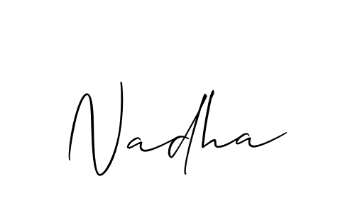 Here are the top 10 professional signature styles for the name Nadha. These are the best autograph styles you can use for your name. Nadha signature style 2 images and pictures png