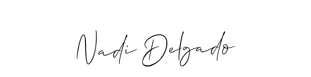 if you are searching for the best signature style for your name Nadi Delgado. so please give up your signature search. here we have designed multiple signature styles  using Allison_Script. Nadi Delgado signature style 2 images and pictures png