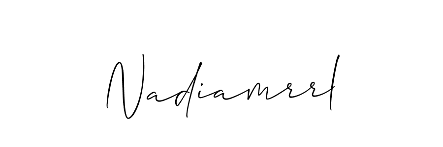 Best and Professional Signature Style for Nadiamrrl. Allison_Script Best Signature Style Collection. Nadiamrrl signature style 2 images and pictures png