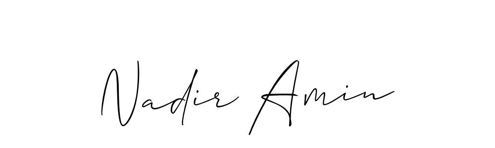 Once you've used our free online signature maker to create your best signature Allison_Script style, it's time to enjoy all of the benefits that Nadir Amin name signing documents. Nadir Amin signature style 2 images and pictures png