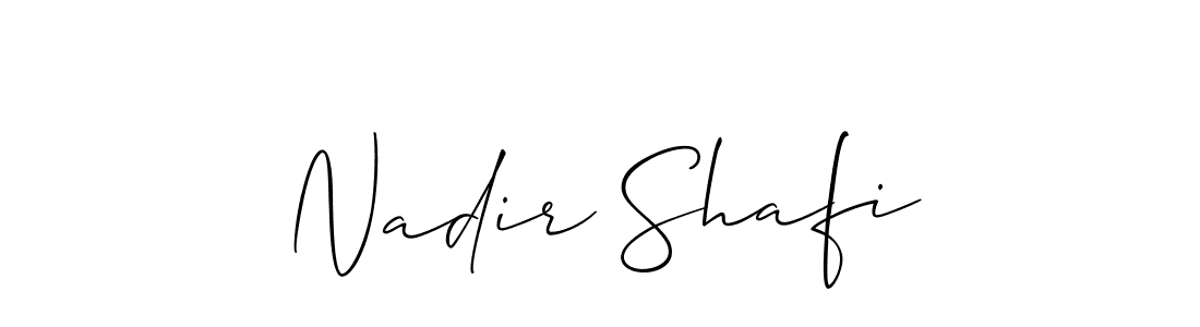 if you are searching for the best signature style for your name Nadir Shafi. so please give up your signature search. here we have designed multiple signature styles  using Allison_Script. Nadir Shafi signature style 2 images and pictures png