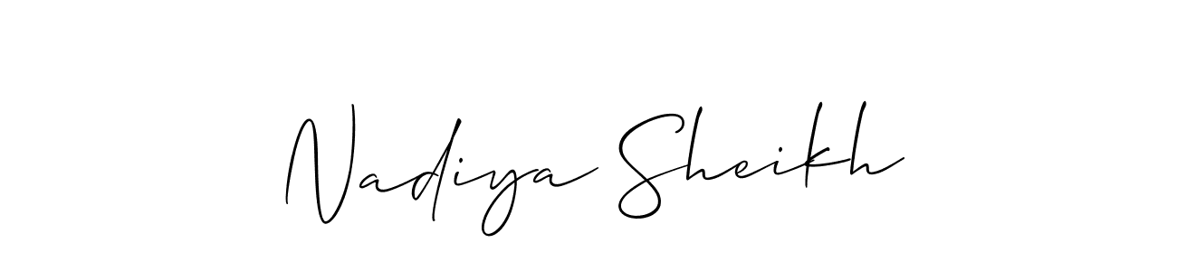 Here are the top 10 professional signature styles for the name Nadiya Sheikh. These are the best autograph styles you can use for your name. Nadiya Sheikh signature style 2 images and pictures png