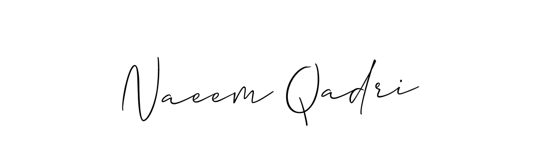 Make a beautiful signature design for name Naeem Qadri. Use this online signature maker to create a handwritten signature for free. Naeem Qadri signature style 2 images and pictures png