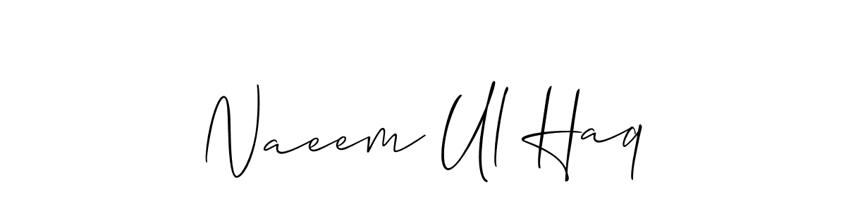 if you are searching for the best signature style for your name Naeem Ul Haq. so please give up your signature search. here we have designed multiple signature styles  using Allison_Script. Naeem Ul Haq signature style 2 images and pictures png