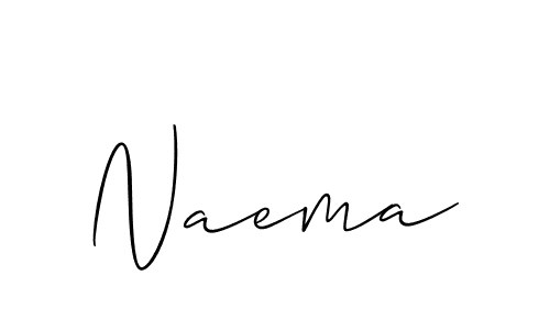 Make a short Naema signature style. Manage your documents anywhere anytime using Allison_Script. Create and add eSignatures, submit forms, share and send files easily. Naema signature style 2 images and pictures png