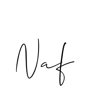 Also we have Naf name is the best signature style. Create professional handwritten signature collection using Allison_Script autograph style. Naf signature style 2 images and pictures png