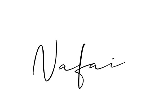 It looks lik you need a new signature style for name Nafai. Design unique handwritten (Allison_Script) signature with our free signature maker in just a few clicks. Nafai signature style 2 images and pictures png
