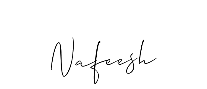 This is the best signature style for the Nafeesh name. Also you like these signature font (Allison_Script). Mix name signature. Nafeesh signature style 2 images and pictures png