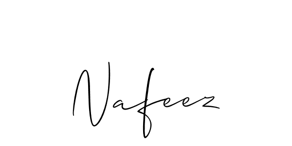 Also You can easily find your signature by using the search form. We will create Nafeez name handwritten signature images for you free of cost using Allison_Script sign style. Nafeez signature style 2 images and pictures png