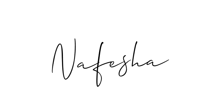 if you are searching for the best signature style for your name Nafesha. so please give up your signature search. here we have designed multiple signature styles  using Allison_Script. Nafesha signature style 2 images and pictures png