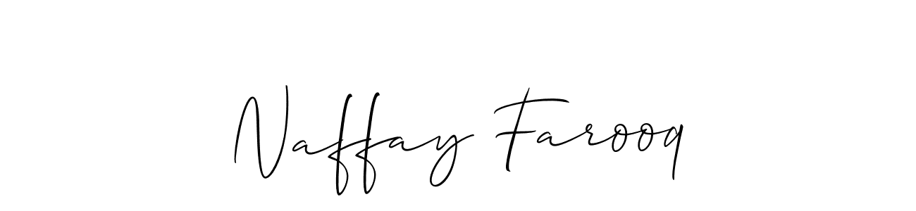 You can use this online signature creator to create a handwritten signature for the name Naffay Farooq. This is the best online autograph maker. Naffay Farooq signature style 2 images and pictures png