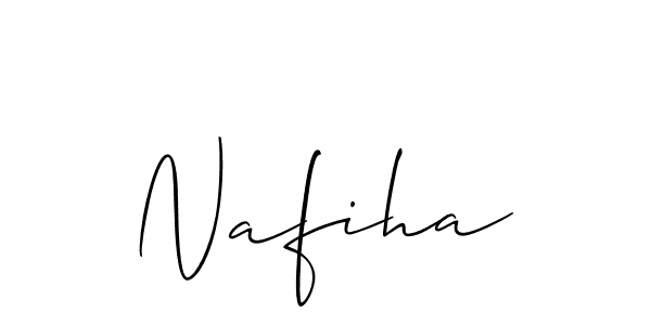 Make a beautiful signature design for name Nafiha. Use this online signature maker to create a handwritten signature for free. Nafiha signature style 2 images and pictures png