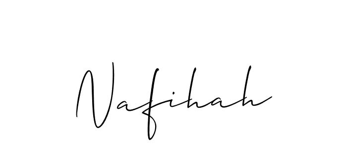 Best and Professional Signature Style for Nafihah. Allison_Script Best Signature Style Collection. Nafihah signature style 2 images and pictures png