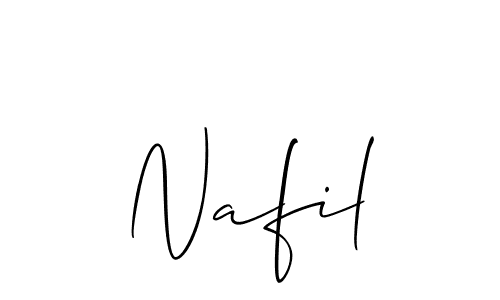 How to Draw Nafil signature style? Allison_Script is a latest design signature styles for name Nafil. Nafil signature style 2 images and pictures png