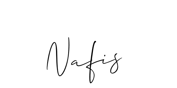 Also You can easily find your signature by using the search form. We will create Nafis  name handwritten signature images for you free of cost using Allison_Script sign style. Nafis  signature style 2 images and pictures png