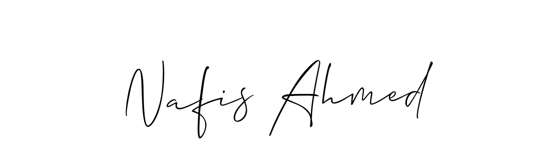 Make a beautiful signature design for name Nafis Ahmed. Use this online signature maker to create a handwritten signature for free. Nafis Ahmed signature style 2 images and pictures png
