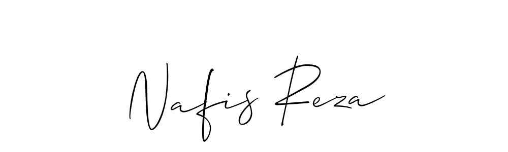How to Draw Nafis Reza signature style? Allison_Script is a latest design signature styles for name Nafis Reza. Nafis Reza signature style 2 images and pictures png