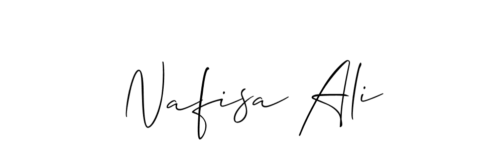 Make a beautiful signature design for name Nafisa Ali. Use this online signature maker to create a handwritten signature for free. Nafisa Ali signature style 2 images and pictures png