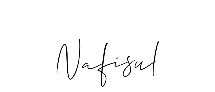 Make a beautiful signature design for name Nafisul. Use this online signature maker to create a handwritten signature for free. Nafisul signature style 2 images and pictures png