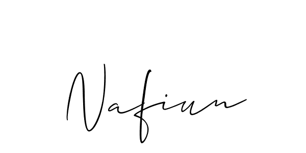 Create a beautiful signature design for name Nafiun. With this signature (Allison_Script) fonts, you can make a handwritten signature for free. Nafiun signature style 2 images and pictures png