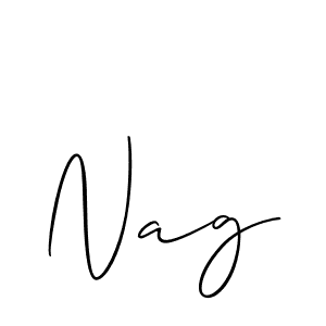 Similarly Allison_Script is the best handwritten signature design. Signature creator online .You can use it as an online autograph creator for name Nag. Nag signature style 2 images and pictures png