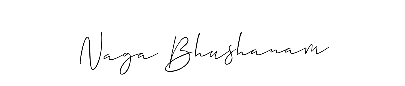 Make a short Naga Bhushanam signature style. Manage your documents anywhere anytime using Allison_Script. Create and add eSignatures, submit forms, share and send files easily. Naga Bhushanam signature style 2 images and pictures png