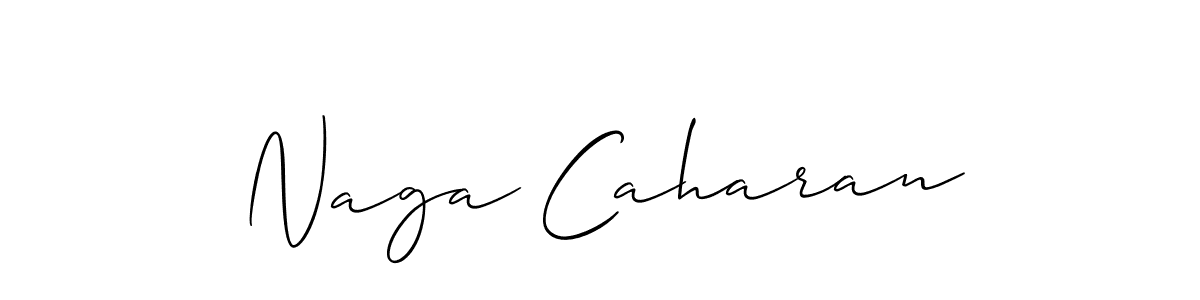 Allison_Script is a professional signature style that is perfect for those who want to add a touch of class to their signature. It is also a great choice for those who want to make their signature more unique. Get Naga Caharan name to fancy signature for free. Naga Caharan signature style 2 images and pictures png