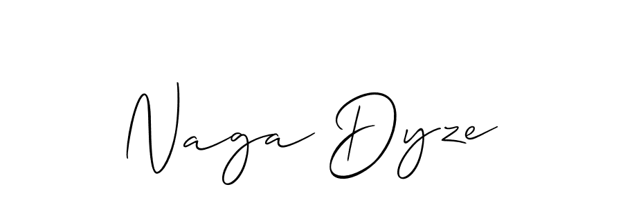 Also we have Naga Dyze name is the best signature style. Create professional handwritten signature collection using Allison_Script autograph style. Naga Dyze signature style 2 images and pictures png