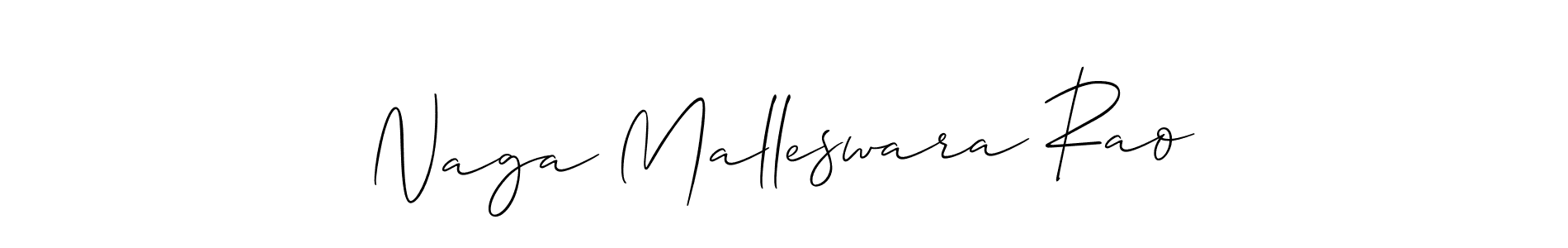 It looks lik you need a new signature style for name Naga Malleswara Rao. Design unique handwritten (Allison_Script) signature with our free signature maker in just a few clicks. Naga Malleswara Rao signature style 2 images and pictures png
