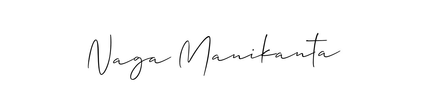 How to Draw Naga Manikanta signature style? Allison_Script is a latest design signature styles for name Naga Manikanta. Naga Manikanta signature style 2 images and pictures png
