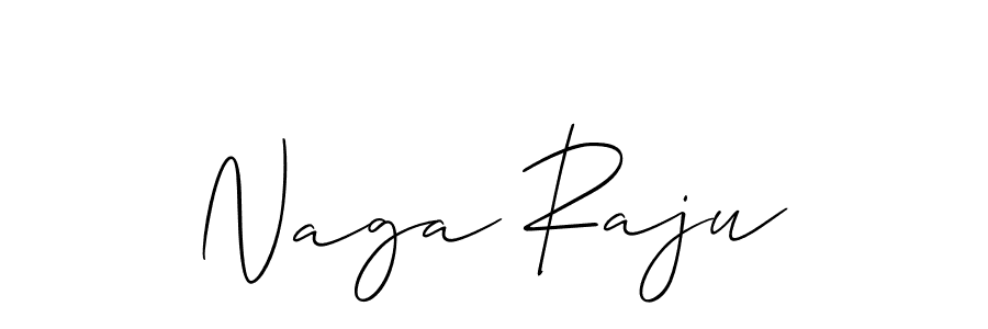 Also You can easily find your signature by using the search form. We will create Naga Raju name handwritten signature images for you free of cost using Allison_Script sign style. Naga Raju signature style 2 images and pictures png