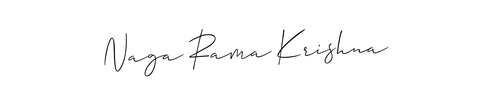 Naga Rama Krishna stylish signature style. Best Handwritten Sign (Allison_Script) for my name. Handwritten Signature Collection Ideas for my name Naga Rama Krishna. Naga Rama Krishna signature style 2 images and pictures png