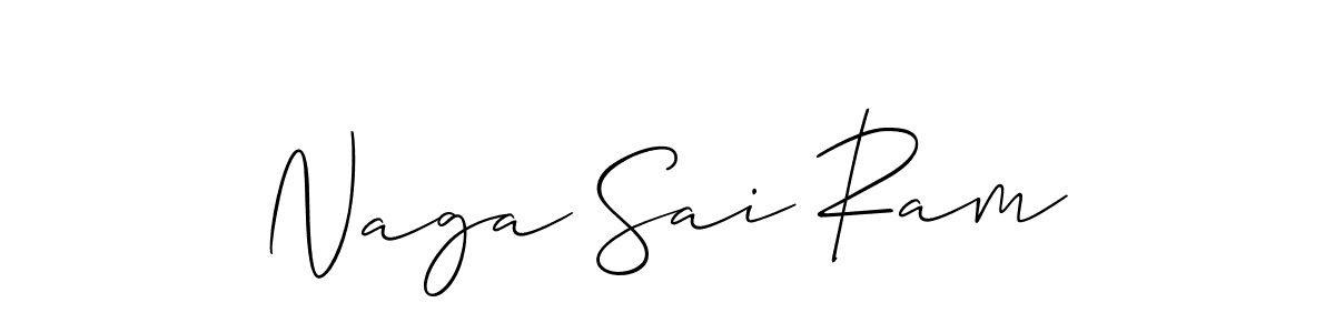 The best way (Allison_Script) to make a short signature is to pick only two or three words in your name. The name Naga Sai Ram include a total of six letters. For converting this name. Naga Sai Ram signature style 2 images and pictures png