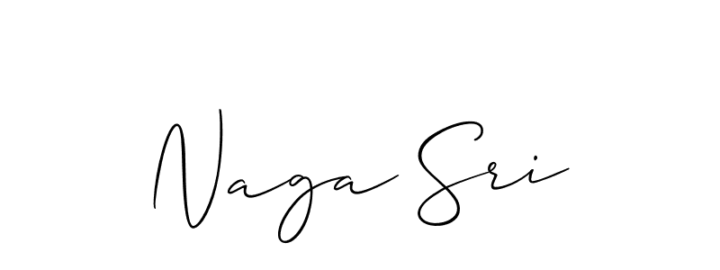 Allison_Script is a professional signature style that is perfect for those who want to add a touch of class to their signature. It is also a great choice for those who want to make their signature more unique. Get Naga Sri name to fancy signature for free. Naga Sri signature style 2 images and pictures png