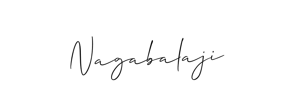 The best way (Allison_Script) to make a short signature is to pick only two or three words in your name. The name Nagabalaji include a total of six letters. For converting this name. Nagabalaji signature style 2 images and pictures png