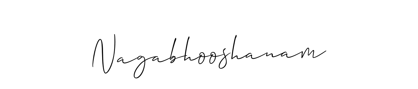 Similarly Allison_Script is the best handwritten signature design. Signature creator online .You can use it as an online autograph creator for name Nagabhooshanam. Nagabhooshanam signature style 2 images and pictures png