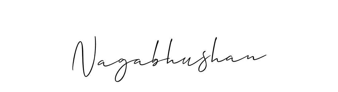 Also You can easily find your signature by using the search form. We will create Nagabhushan name handwritten signature images for you free of cost using Allison_Script sign style. Nagabhushan signature style 2 images and pictures png