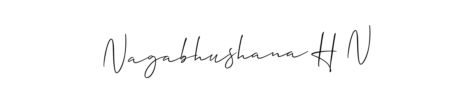 See photos of Nagabhushana H N official signature by Spectra . Check more albums & portfolios. Read reviews & check more about Allison_Script font. Nagabhushana H N signature style 2 images and pictures png