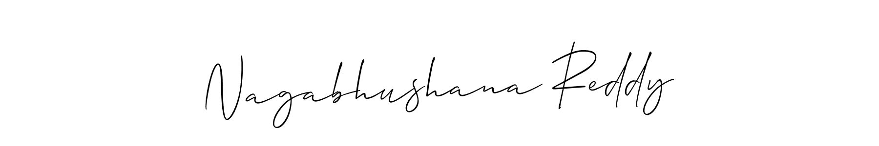 How to Draw Nagabhushana Reddy signature style? Allison_Script is a latest design signature styles for name Nagabhushana Reddy. Nagabhushana Reddy signature style 2 images and pictures png