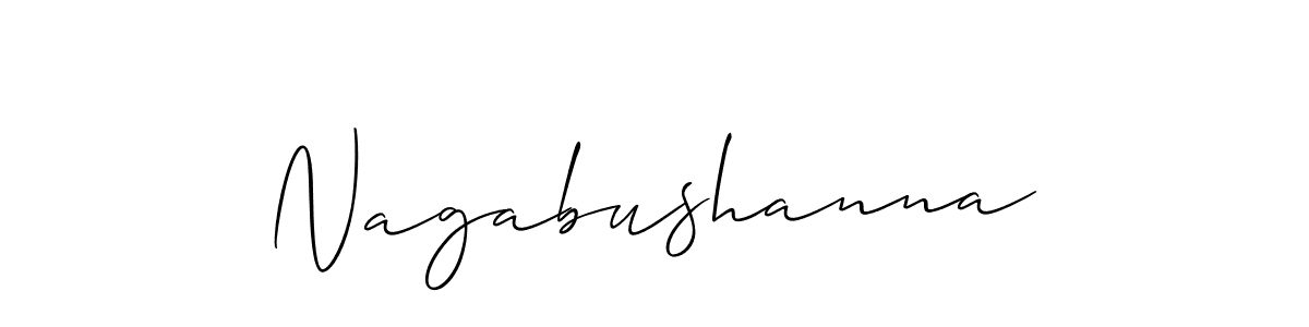 Similarly Allison_Script is the best handwritten signature design. Signature creator online .You can use it as an online autograph creator for name Nagabushanna. Nagabushanna signature style 2 images and pictures png