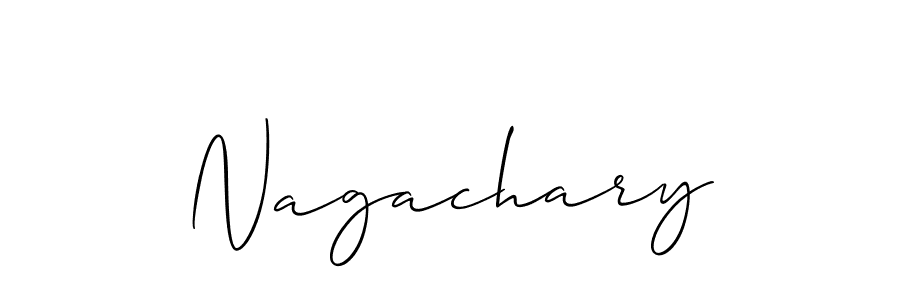 Once you've used our free online signature maker to create your best signature Allison_Script style, it's time to enjoy all of the benefits that Nagachary name signing documents. Nagachary signature style 2 images and pictures png