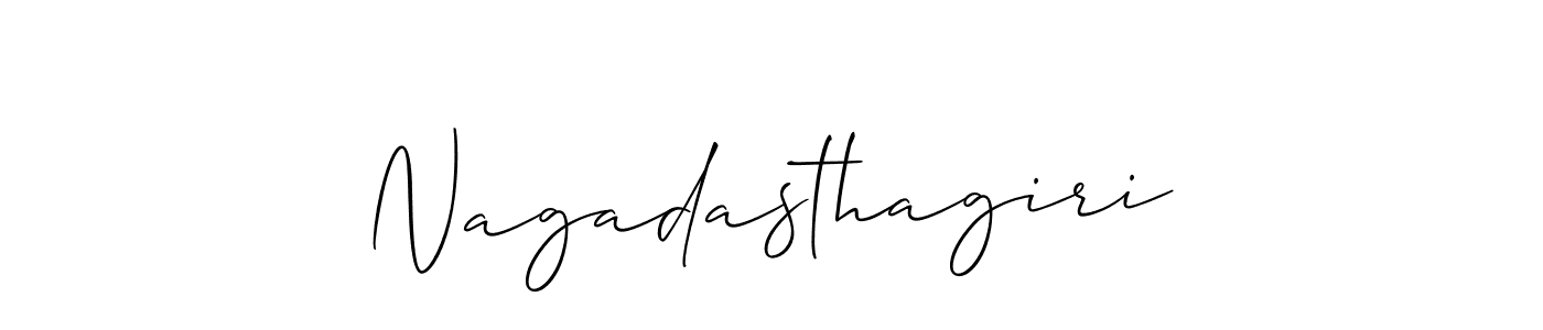 It looks lik you need a new signature style for name Nagadasthagiri. Design unique handwritten (Allison_Script) signature with our free signature maker in just a few clicks. Nagadasthagiri signature style 2 images and pictures png