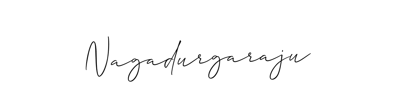 Design your own signature with our free online signature maker. With this signature software, you can create a handwritten (Allison_Script) signature for name Nagadurgaraju. Nagadurgaraju signature style 2 images and pictures png