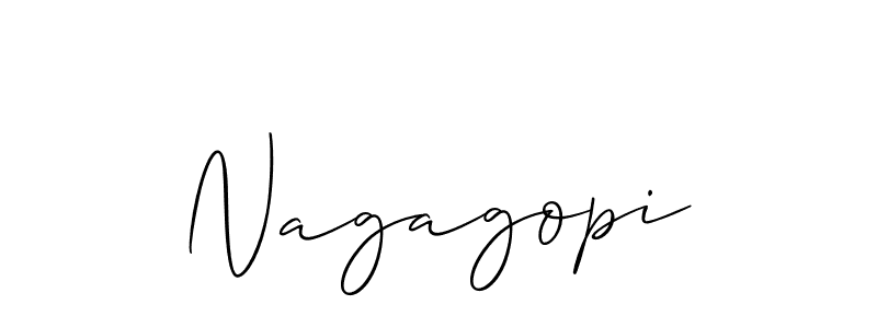 You can use this online signature creator to create a handwritten signature for the name Nagagopi. This is the best online autograph maker. Nagagopi signature style 2 images and pictures png