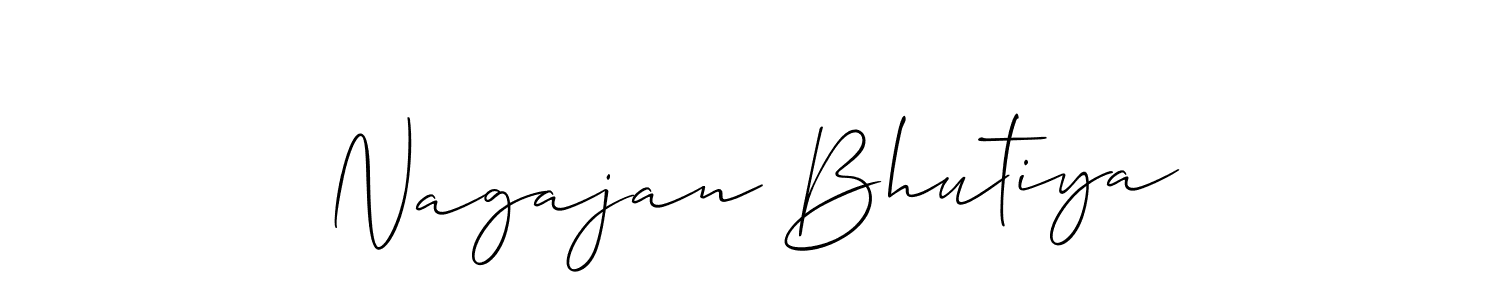 Make a beautiful signature design for name Nagajan Bhutiya. Use this online signature maker to create a handwritten signature for free. Nagajan Bhutiya signature style 2 images and pictures png
